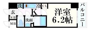 プレサンスジェネ新神戸ステーションフロントの物件間取画像